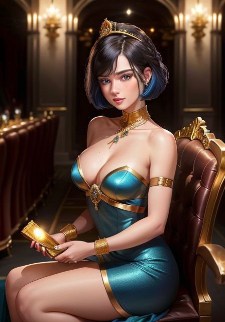 anime girl wif gold bar